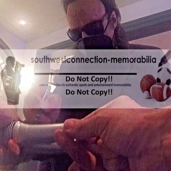 Jimmy Hart WWE Wrestling Signed Microphone Mic BAS Beckett Cert Proof Autograph - Picture 2 of 7